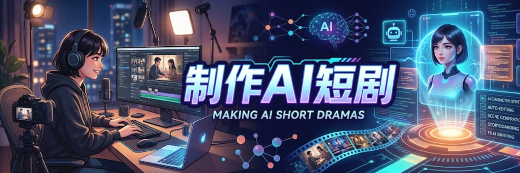 第4篇：导演思维 + AI素材生成全流程 - 怎么用AI从0做出短剧/漫剧？